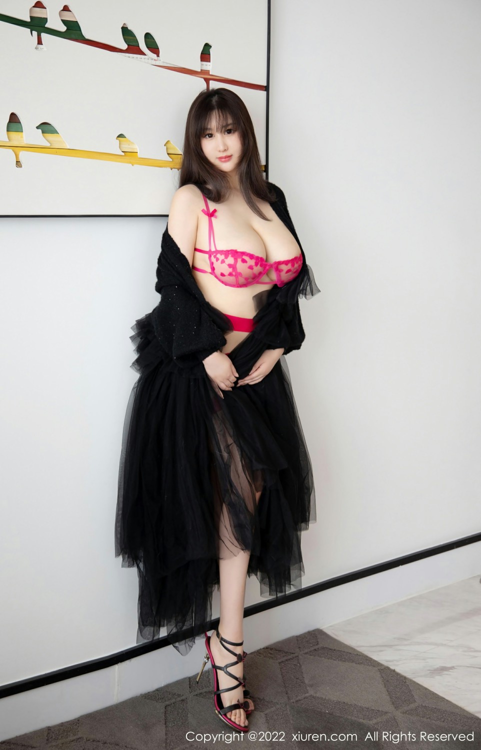 [XiuRen秀人网] 2022.03.24 No.4765 王俪丁小宝贝 粉色内衣第10张