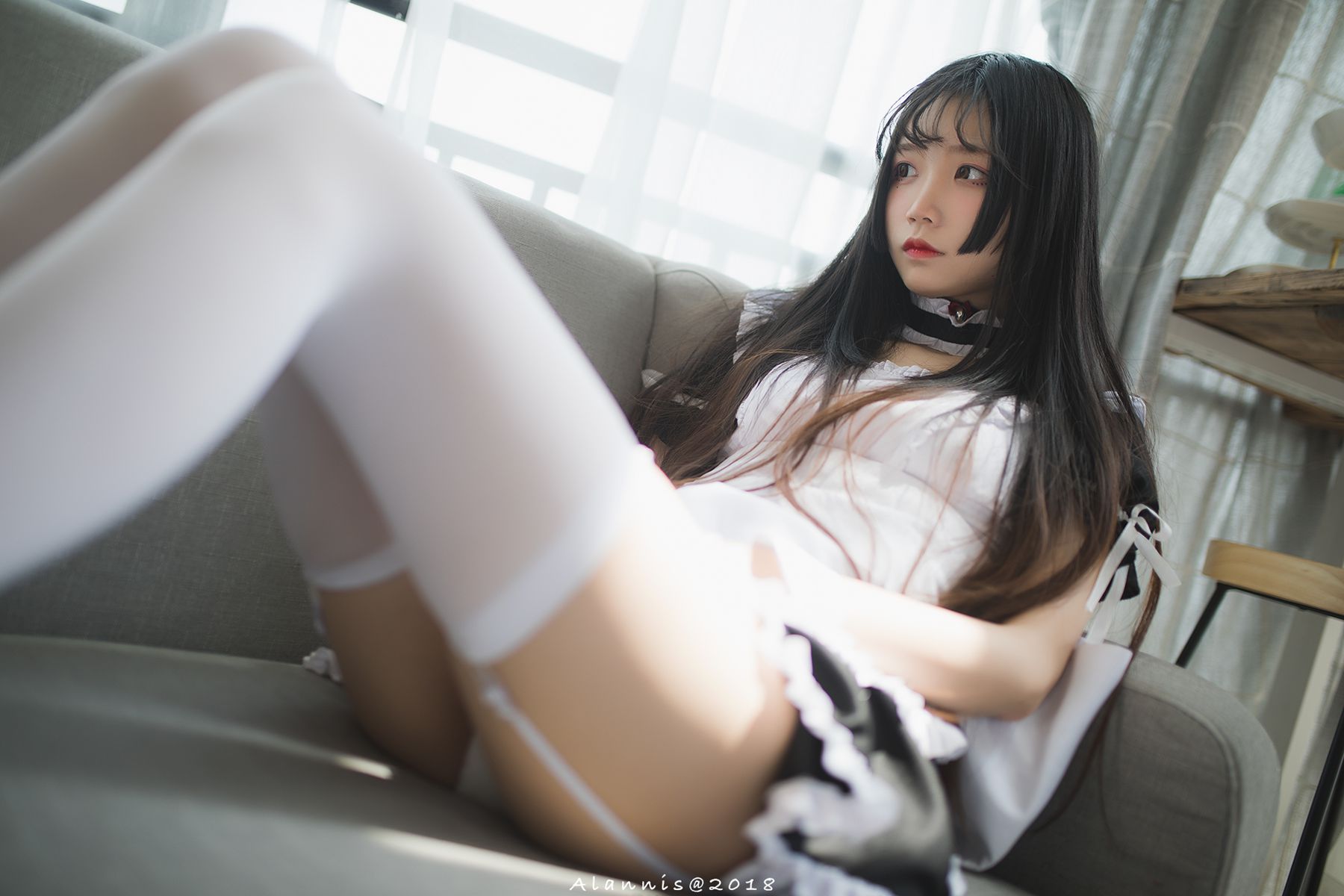 清纯少女 五更百鬼 女仆第7张