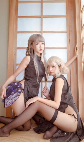 网荭Coser@木绵绵OwO – 魔女旗袍&#038;小野妹字 在现浏览