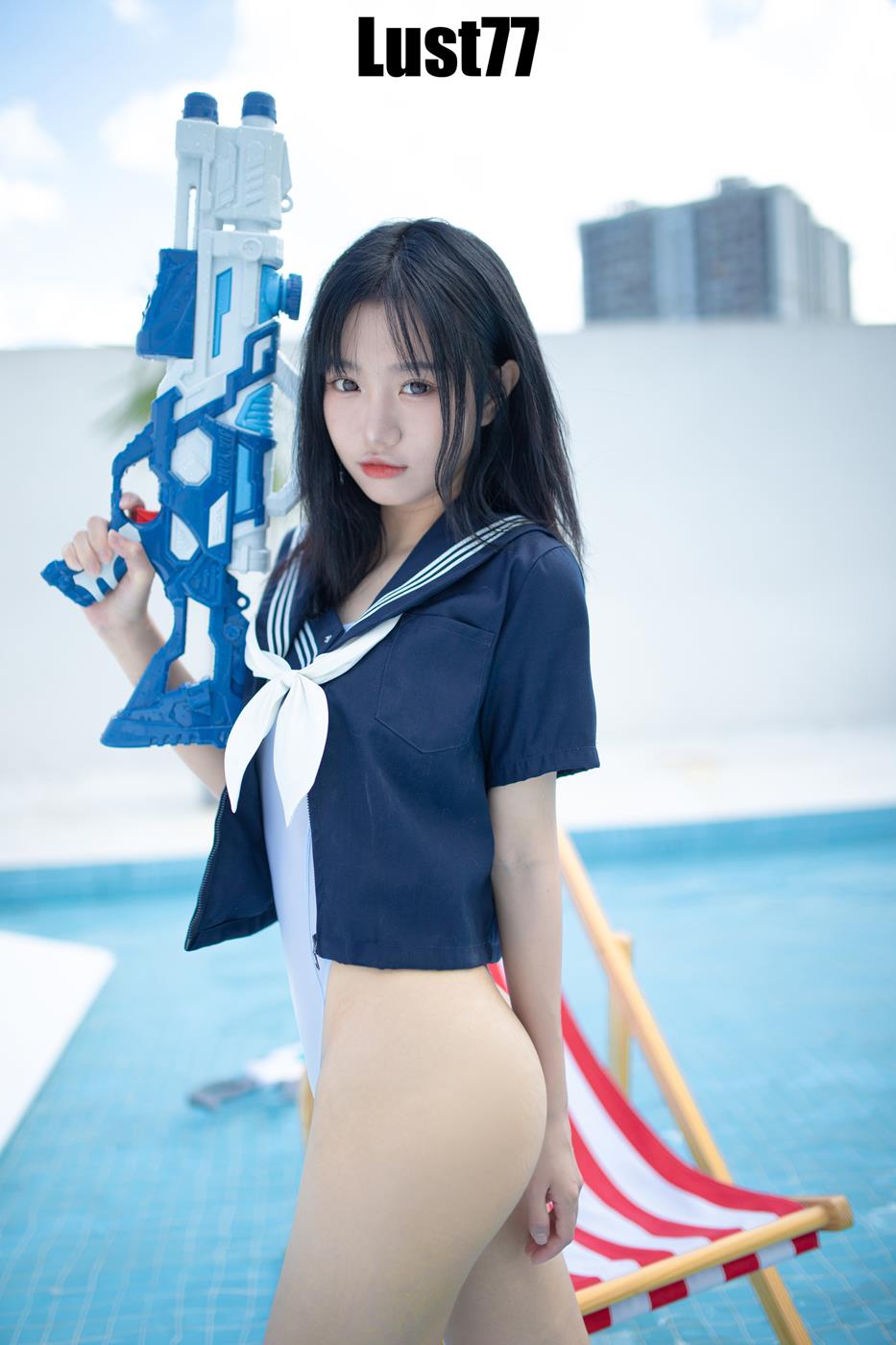 人气Coser@柒柒要乖哦 清凉夏日 [22P]第1张