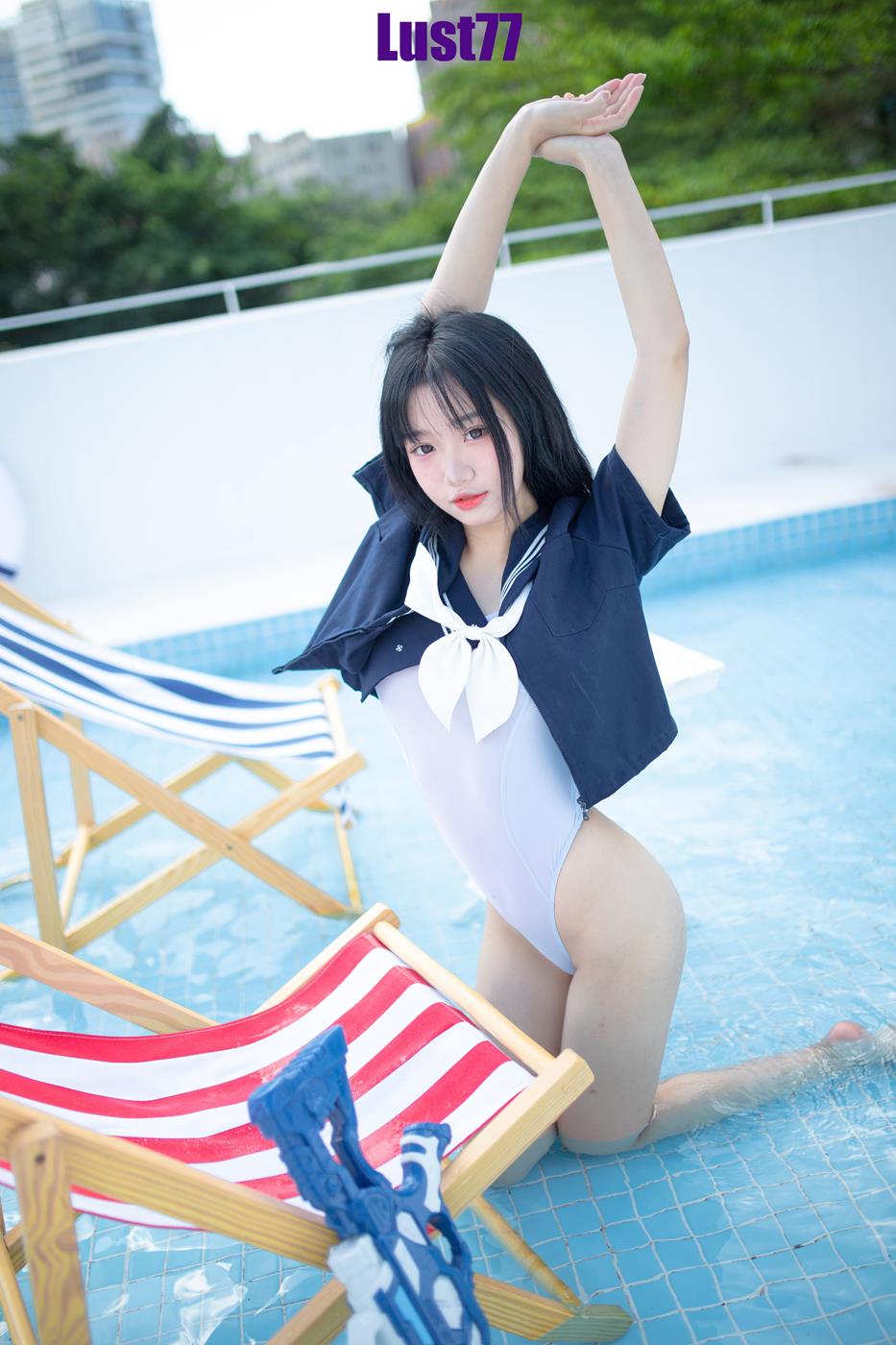 人气Coser@柒柒要乖哦 清凉夏日 [22P]第2张