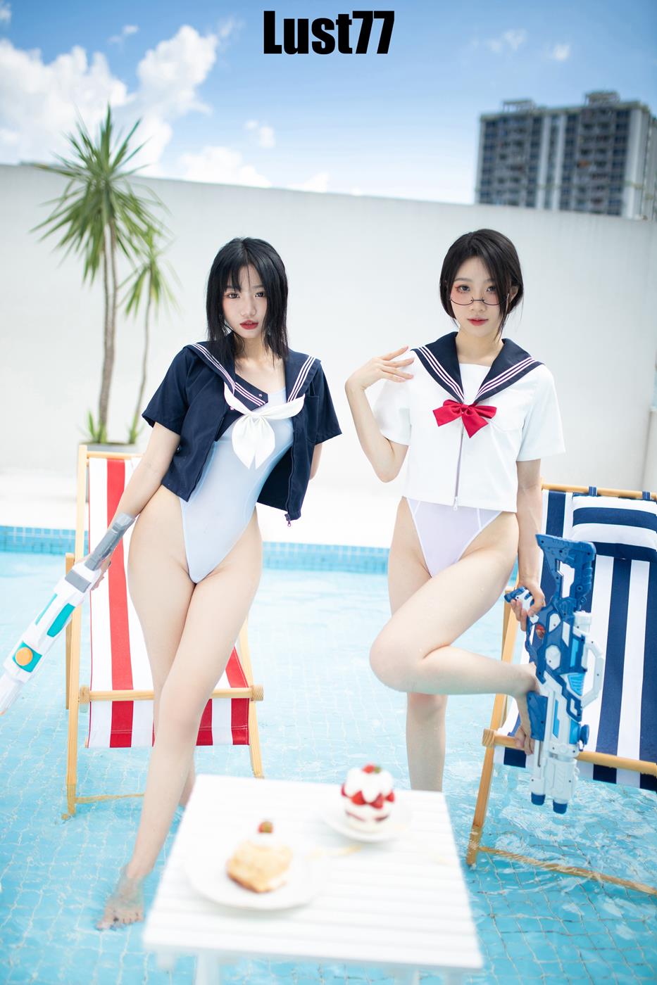 人气Coser@柒柒要乖哦 清凉夏日 [22P]第2张