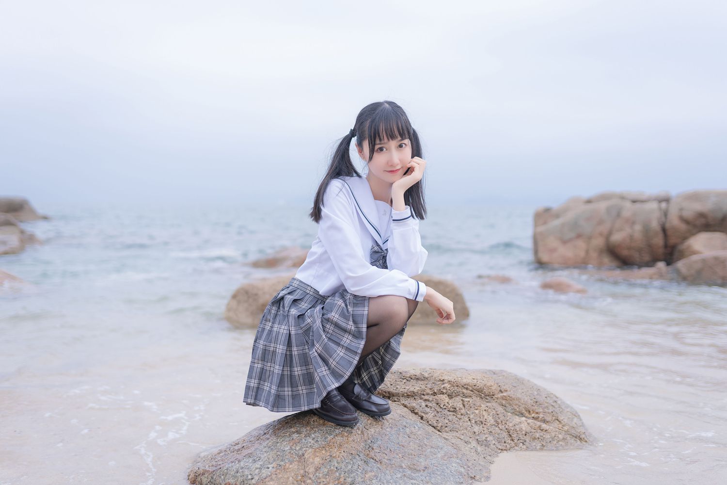 网荭Coser@木绵绵OwO 海边JK 在现浏览第5张