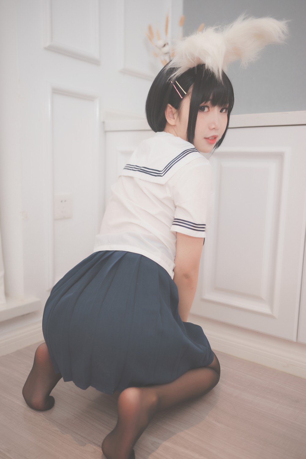 网荭Coser@面饼仙儿 面饼兔耳jk 在现浏览第1张