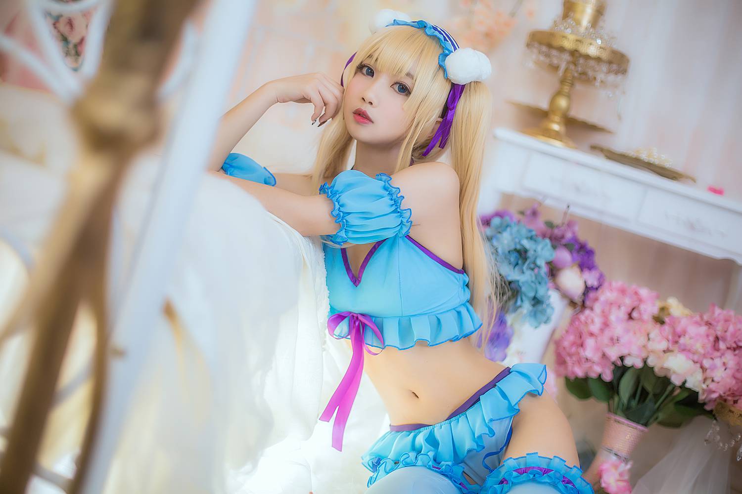 微博红人Coser@鬼畜摇 睡衣 在现浏览第3张