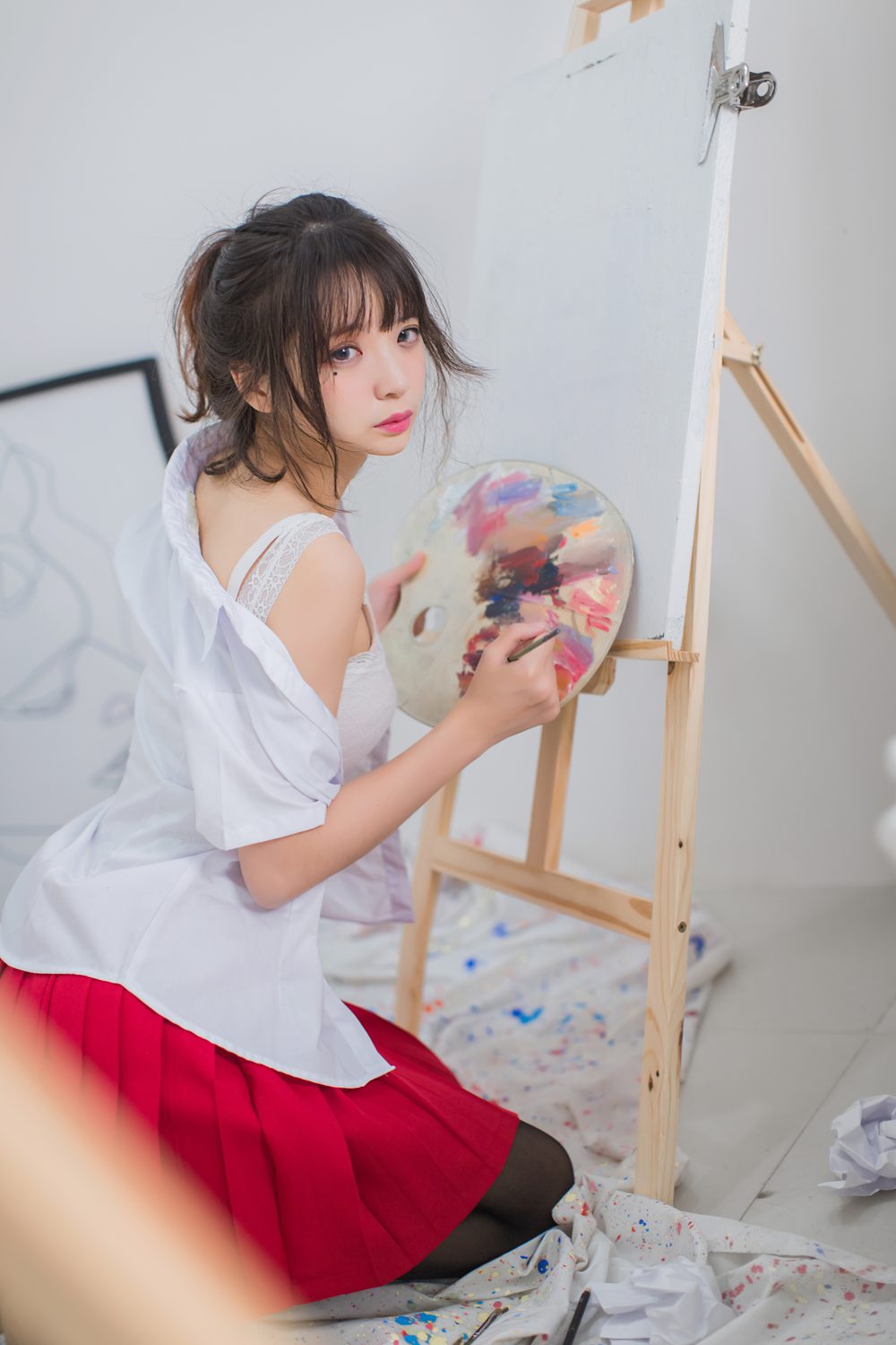 网荭Coser@疯猫ss 画室JK 在现浏览第2张