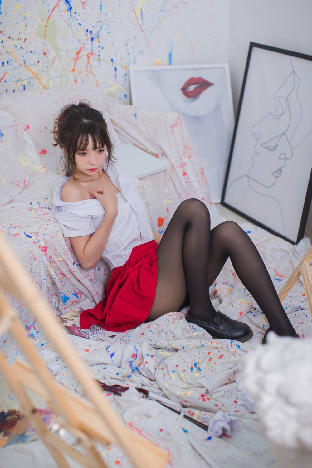 网荭Coser@疯猫ss 画室JK 在现浏览第5张