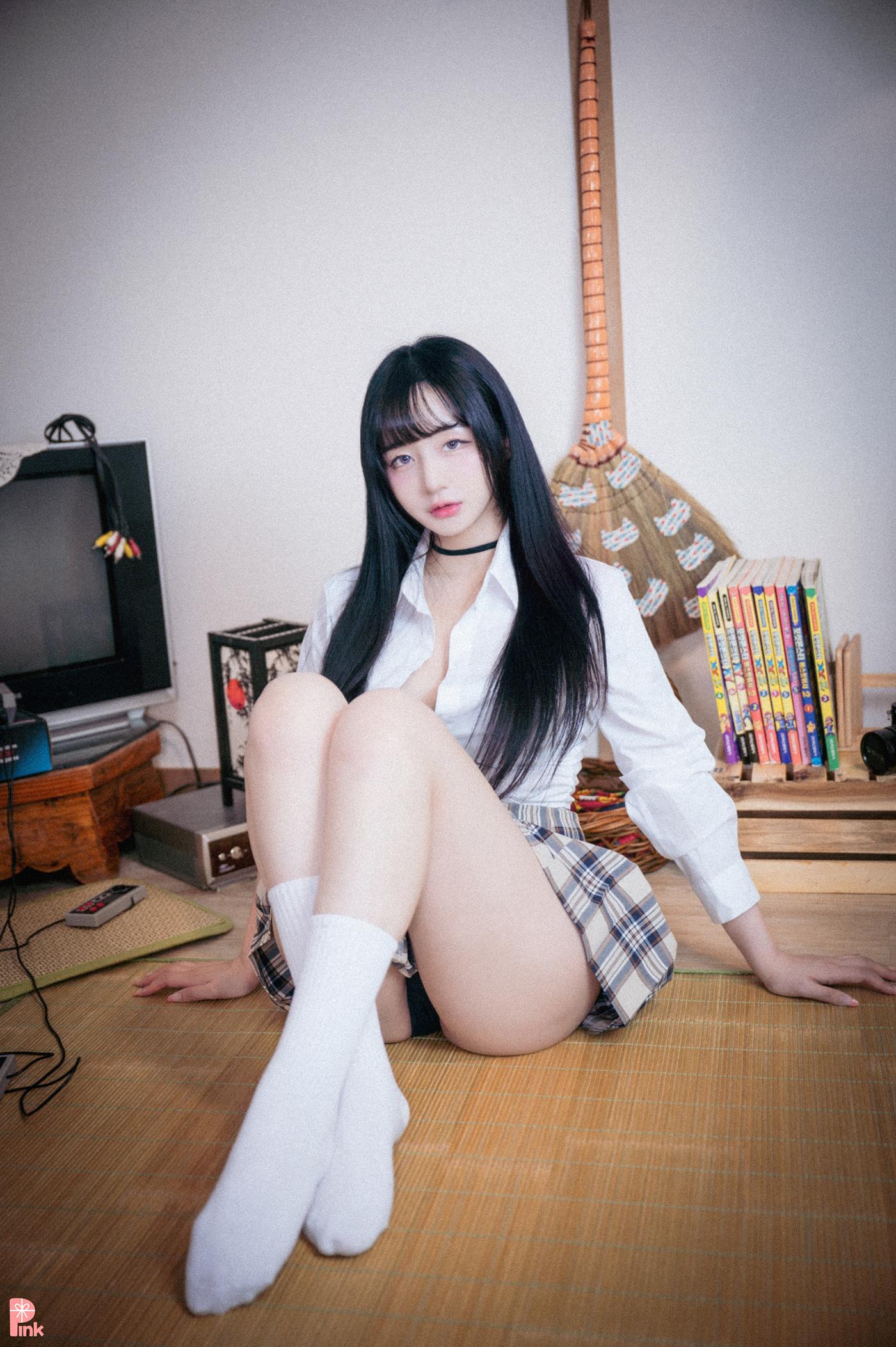 [PINK] Jina  Jina&#8217;s school uniform life[104P]第12张