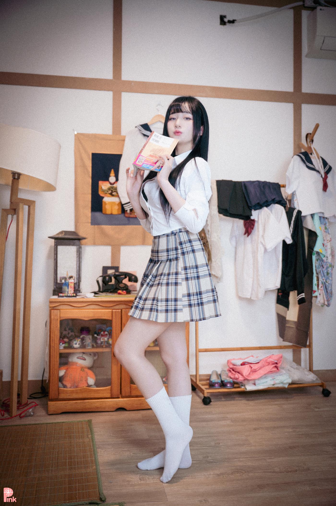 [PINK] Jina  Jina&#8217;s school uniform life[104P]第13张