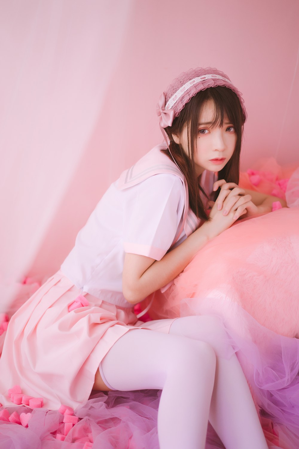 网荭Coser@疯猫ss 丝袜狂想曲(粉) 在现浏览第3张