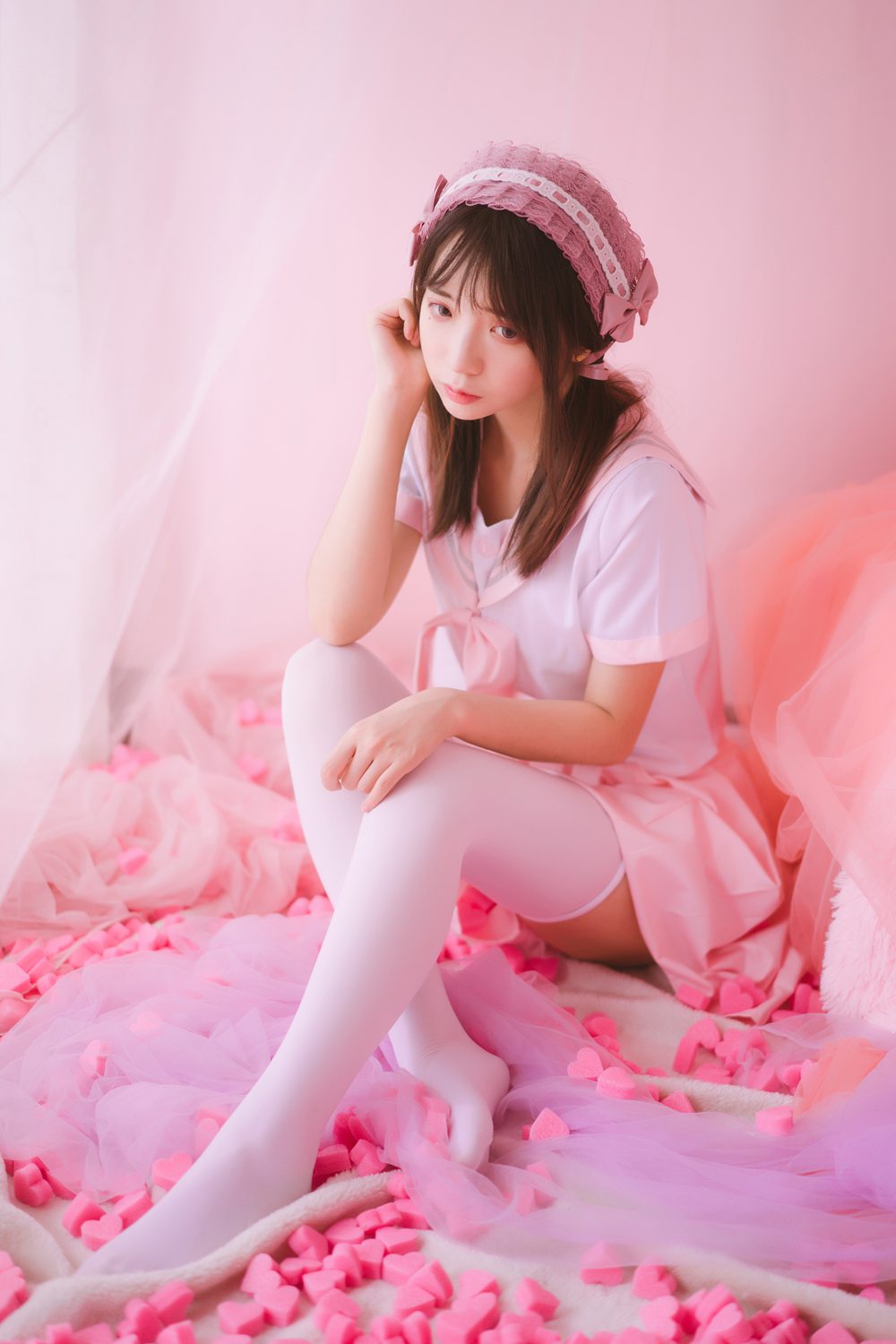 网荭Coser@疯猫ss 丝袜狂想曲(粉) 在现浏览第5张