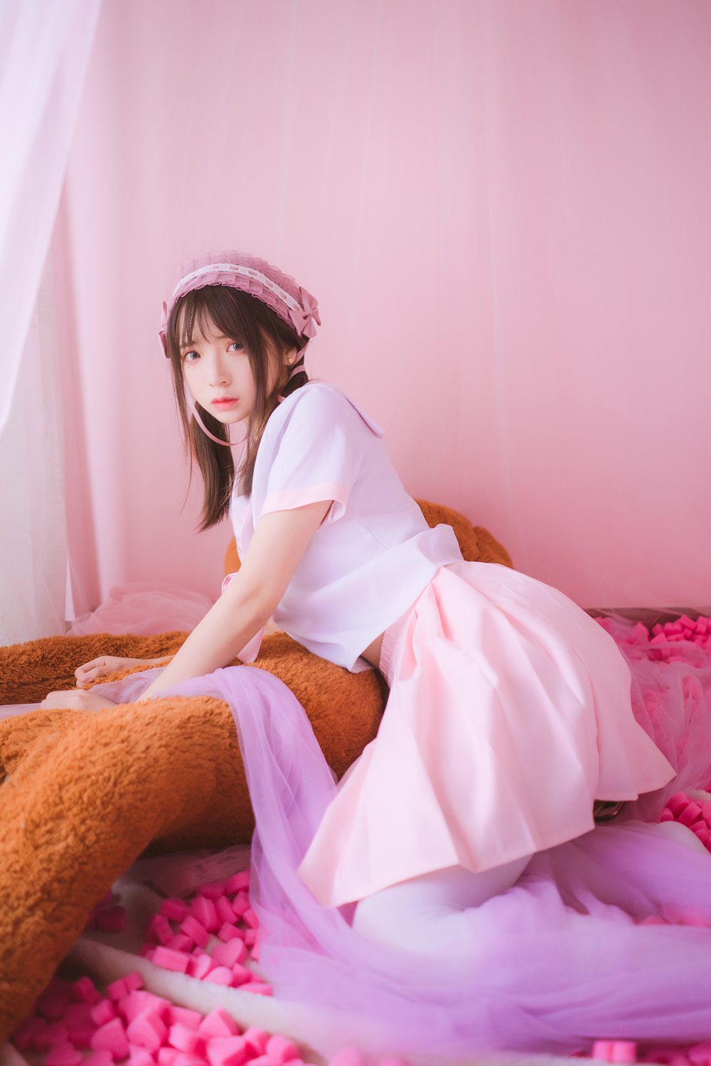 网荭Coser@疯猫ss 丝袜狂想曲(粉) 在现浏览第9张