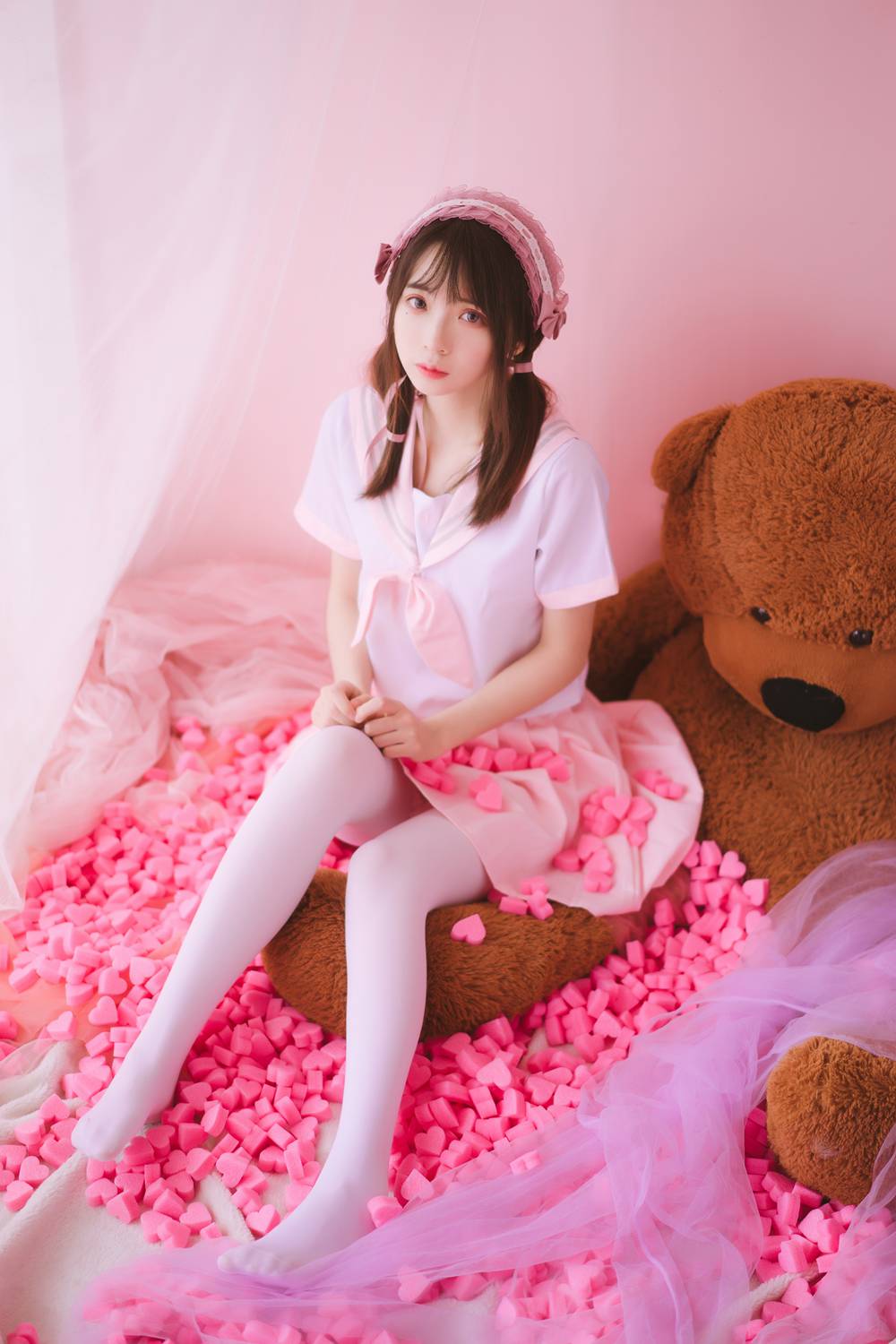 网荭Coser@疯猫ss 丝袜狂想曲(粉) 在现浏览第9张