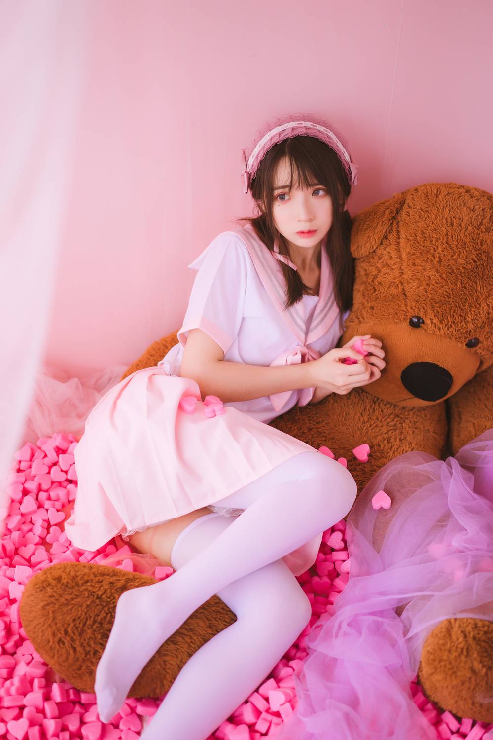 网荭Coser@疯猫ss 丝袜狂想曲(粉) 在现浏览第10张