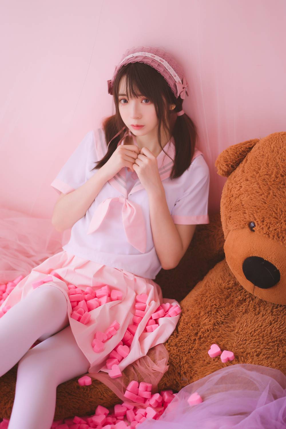 网荭Coser@疯猫ss 丝袜狂想曲(粉) 在现浏览第10张