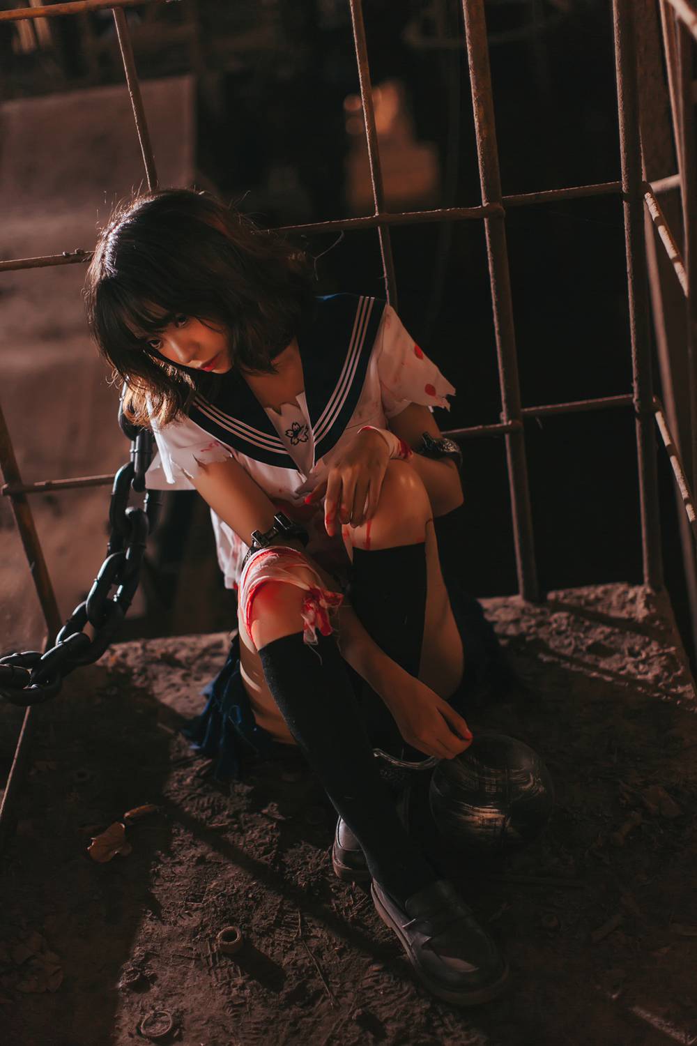 网荭Coser@疯猫ss 血腥JK 在现浏览第5张