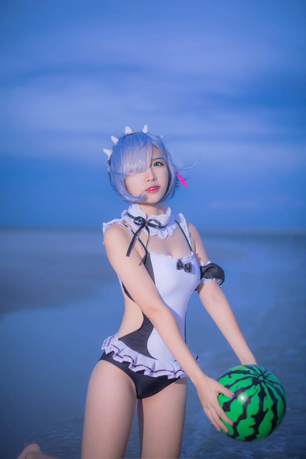 网荭Coser@二佐Nisa 蕾姆泳衣 在现浏览第2张